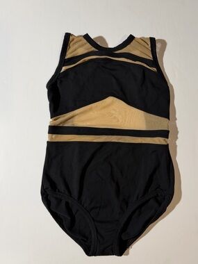 Black and Tan Mesh five dancewear CXL leotard